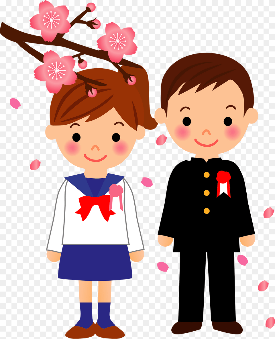 Junior High School Students Clipart, Baby, Person, Flower, Plant Png