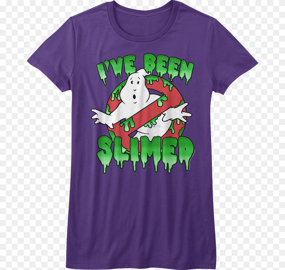 Junior I Ve Been Slimed Real Ghostbusters Shirt Ve Been Slimed Ghostbusters, Clothing, T-shirt Free Png