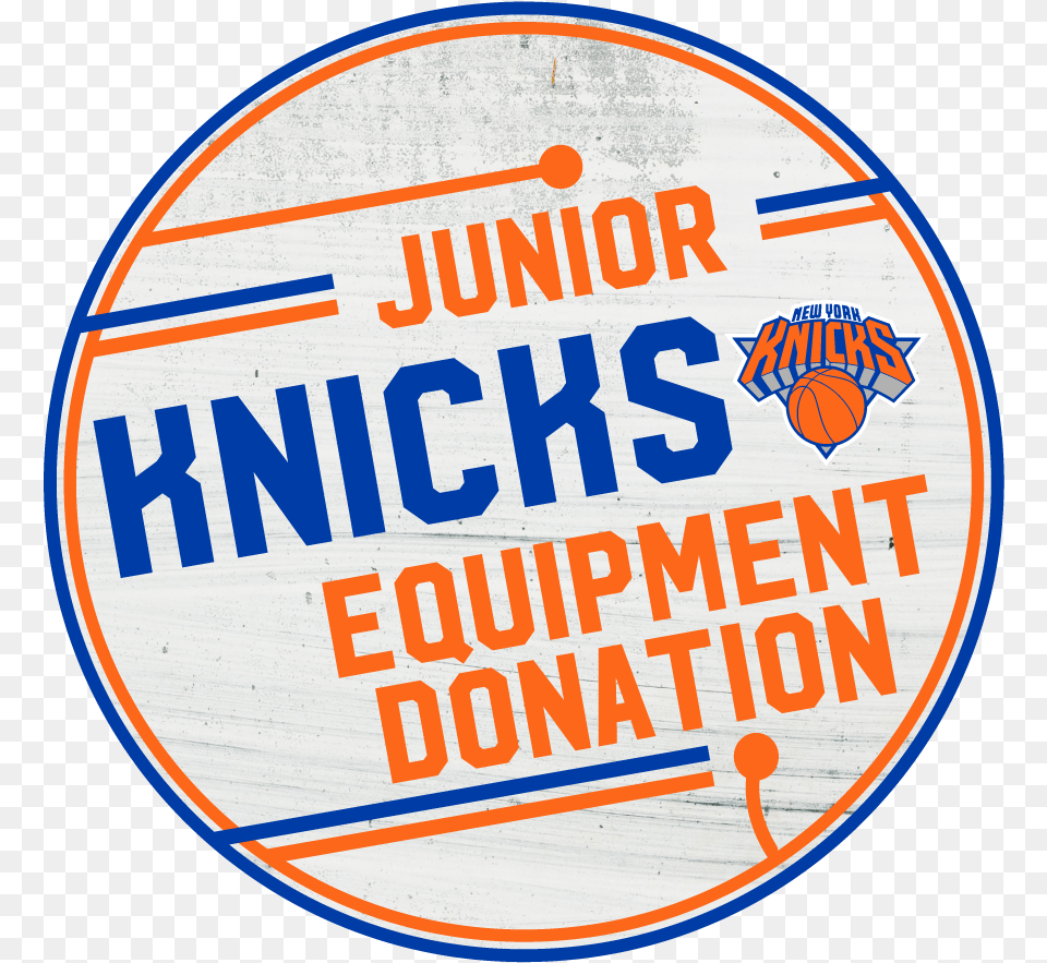 Junior Knicks New York Circle, Sticker, Logo, Badge, Symbol Free Png Download