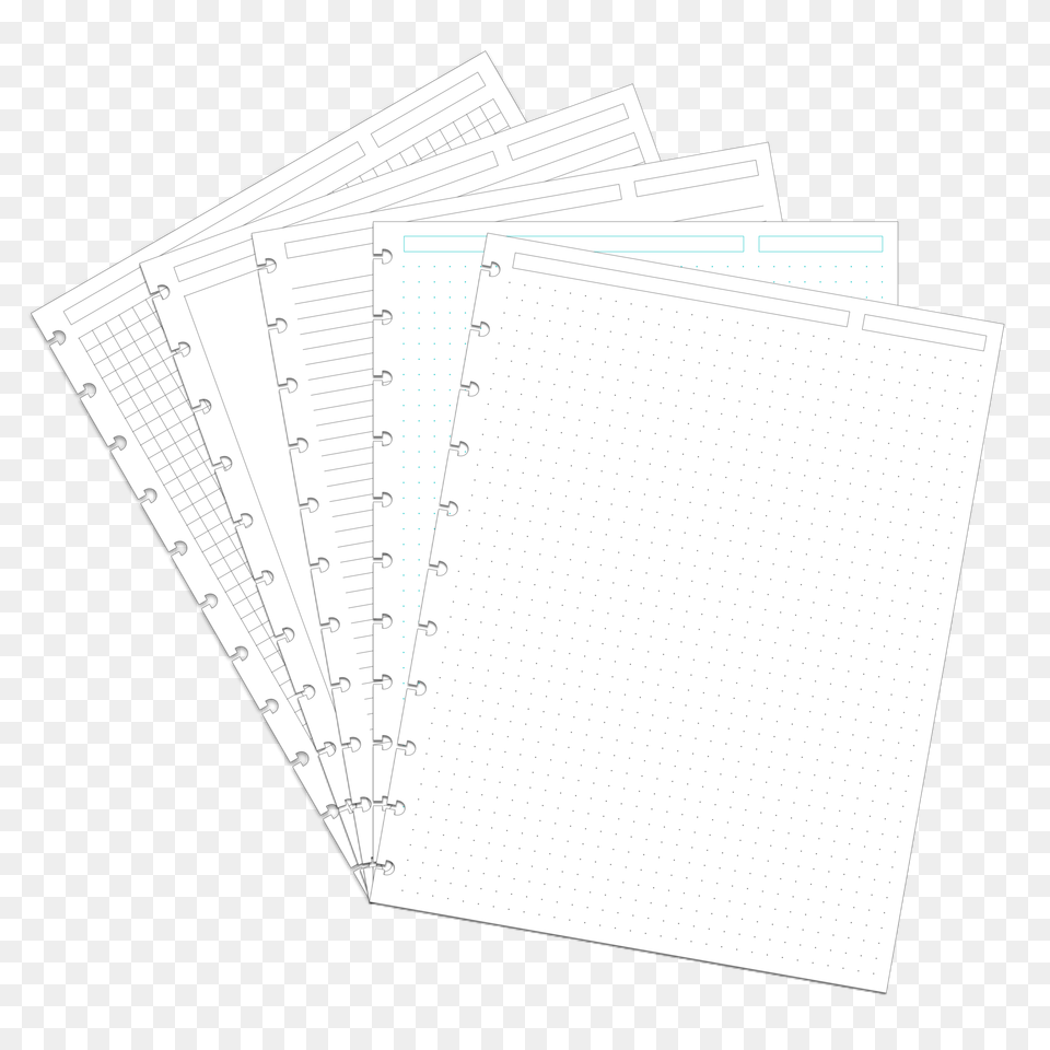 Junior Pure Dot Grid Sheets Eleven Discs, Page, Text, White Board Free Transparent Png