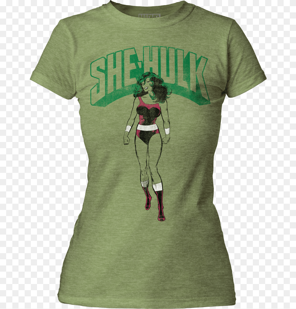 Junior She Hulk Shirt She Hulk, Clothing, T-shirt, Female, Girl Free Transparent Png