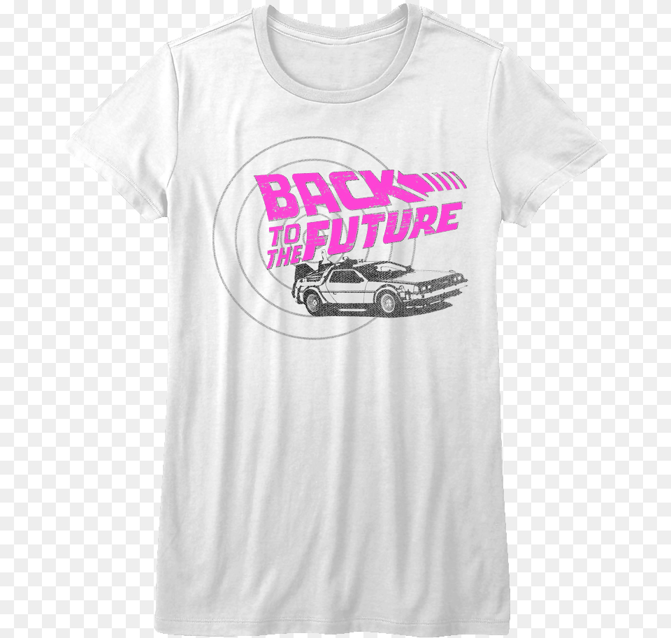 Junior Spiral Back To The Future Shirt Nigahiga Merch, Clothing, T-shirt, Car, Transportation Png Image