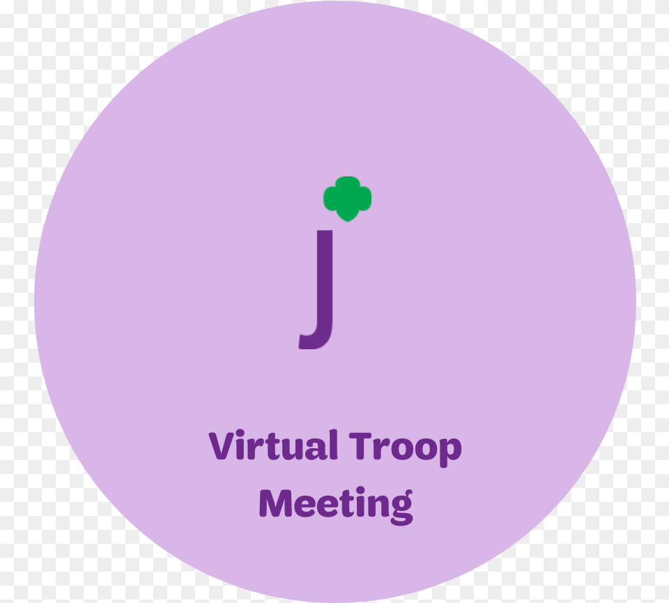 Junior Virtual Troop Meeting Dot, Disk Free Png