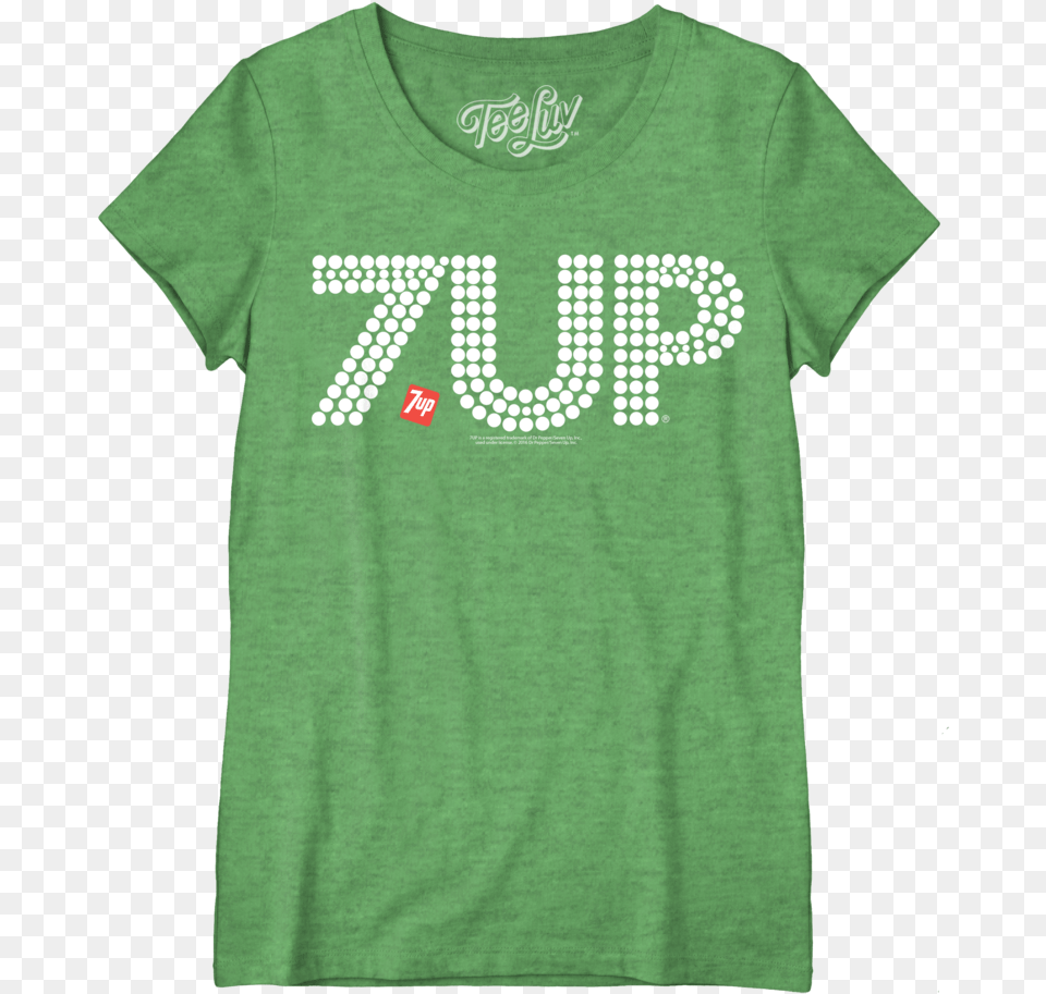 Juniors 7up Dots Logo 7 Up Retro, Clothing, Shirt, T-shirt Free Png