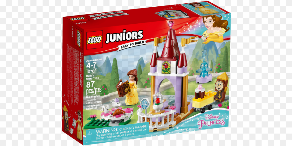 Juniors Disney Princess Belle39s Story Time Lego Juniors Disney Princess, Person, Baby Free Png Download