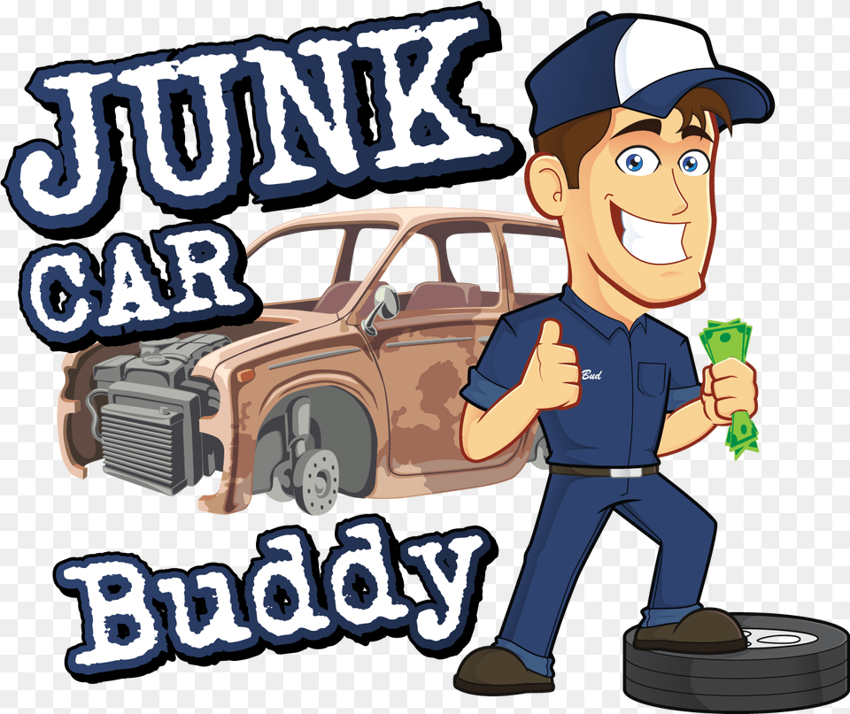 Junk Car Buddy, Baby, Transportation, Person, Vehicle Free Png Download