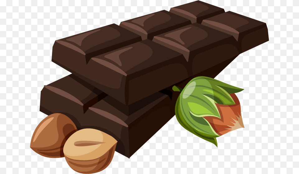 Junk Food Cartoon, Cocoa, Dessert, Sweets, Chocolate Png Image