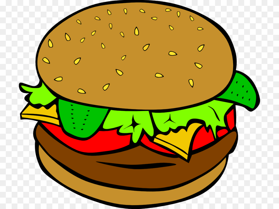 Junk Food Clipart, Burger, Baby, Person, Face Free Png