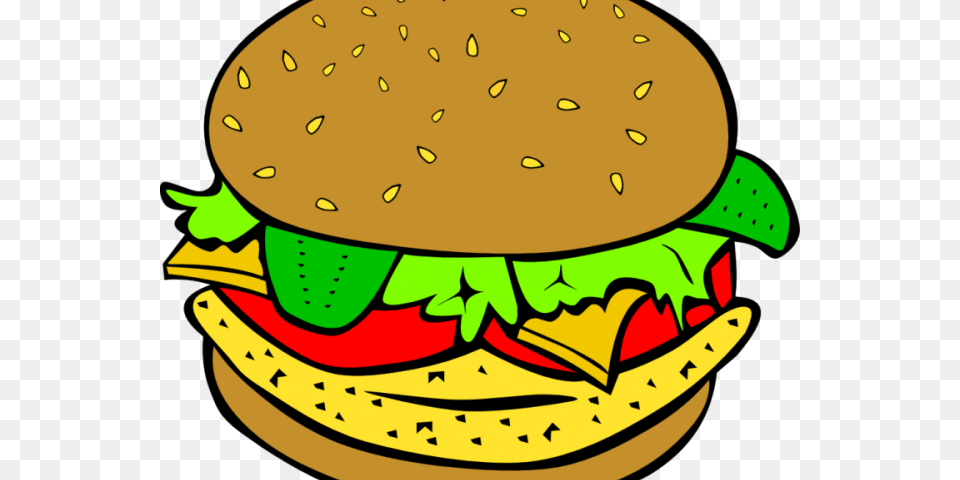 Junk Food Clipart Black And White Free Clip Art Stock, Burger, Baby, Person Png Image
