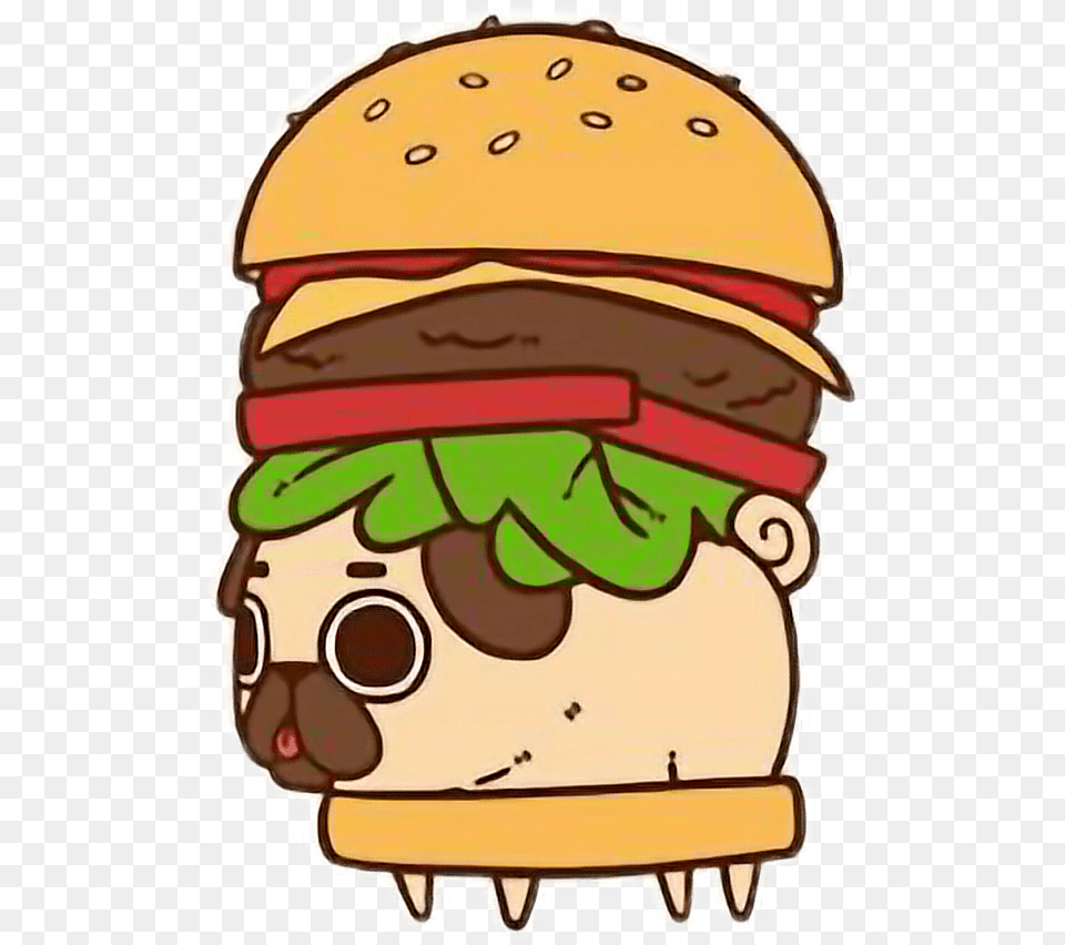 Junk Food Clipart Chibi, Burger, Baby, Person, Face Free Png Download