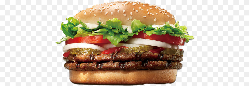 Junk Food Hamburger Double Whopper, Burger Free Png Download