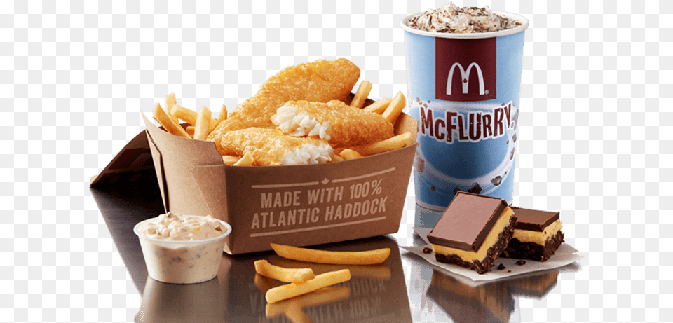 Junk Food Mcdonalds Fish And Chips Canada, Fries, Cup, Disposable Cup, Cream Free Transparent Png