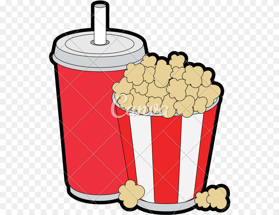 Junk Food Pop Corn And Soda, Dynamite, Weapon, Popcorn Free Transparent Png