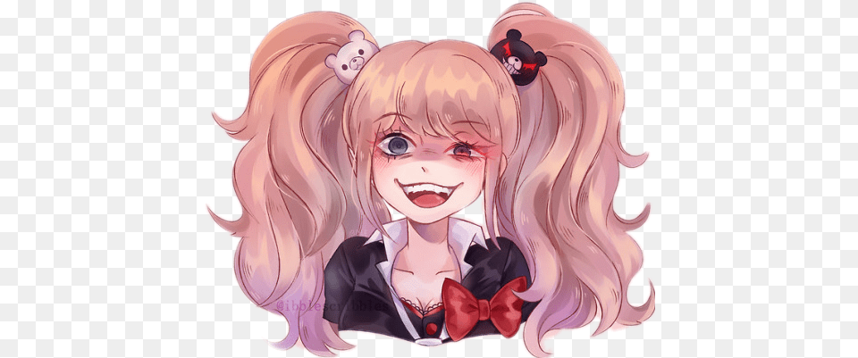 Junko Enoshima Enoshimajunko Sticker By Shigas Junko Enoshima Despair Expression, Book, Comics, Publication, Adult Png Image