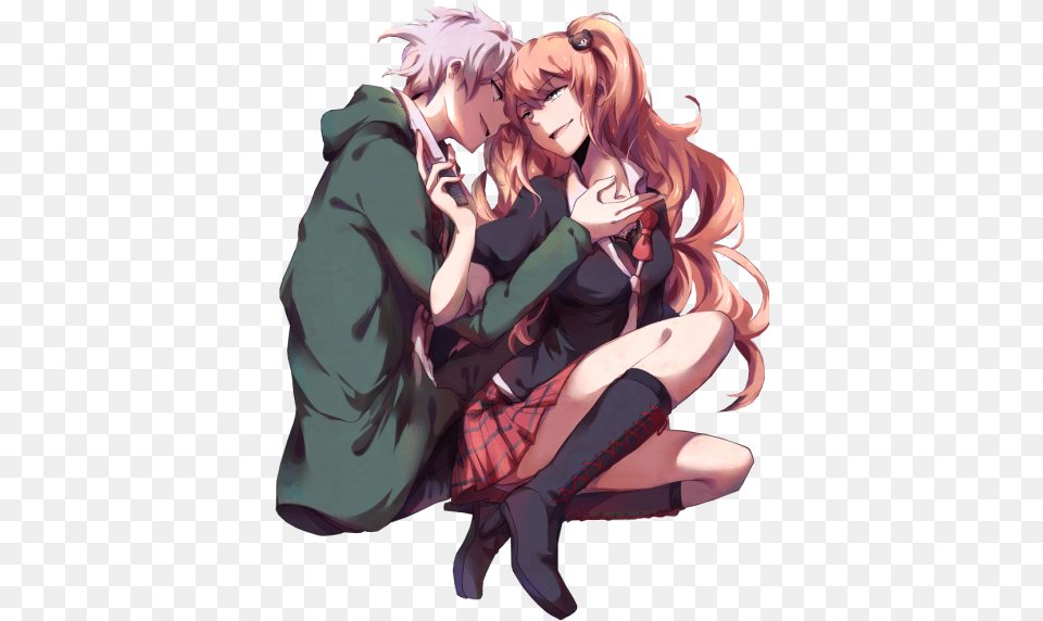 Junko Enoshima X Nagito Komaeda, Publication, Book, Comics, Adult Png Image