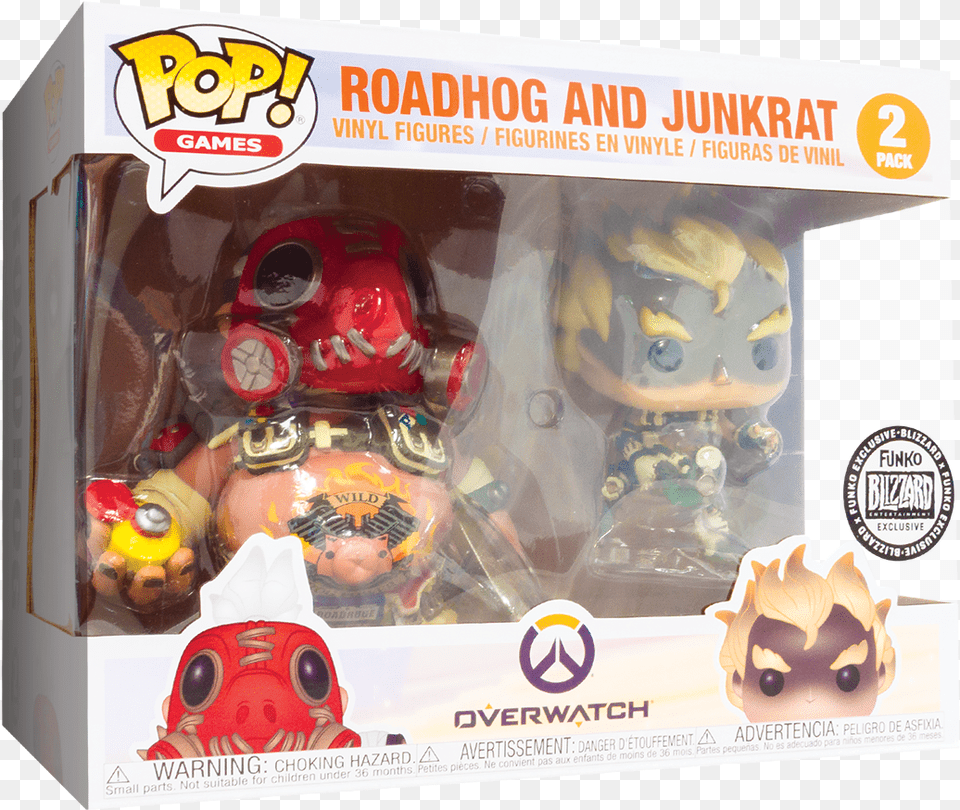 Junkrat And Roadhog Funko Pop, Food, Sweets, Toy, Face Free Png Download