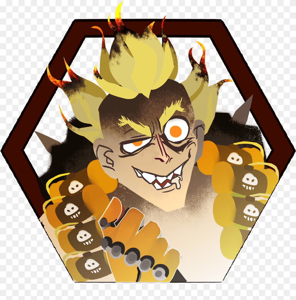 Junkrat From Overwatch, Face, Head, Person, Body Part Free Png Download