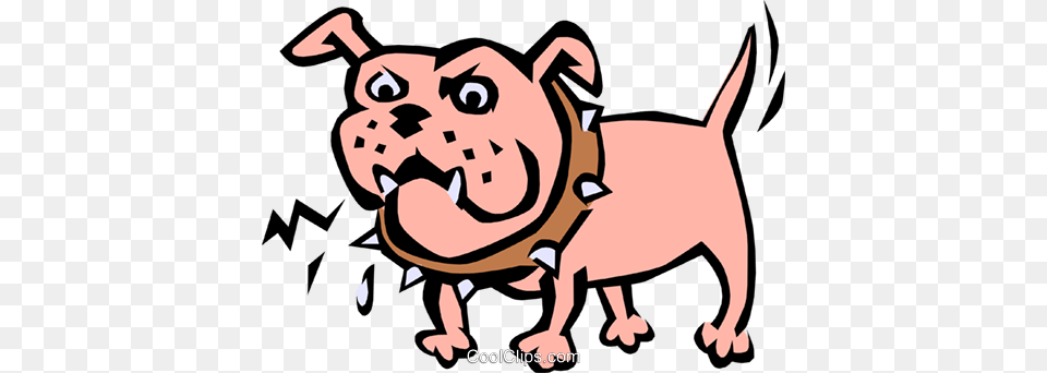 Junkyard Dog Royalty Vector Clip Art Illustration, Animal, Canine, Mammal, Bulldog Free Transparent Png
