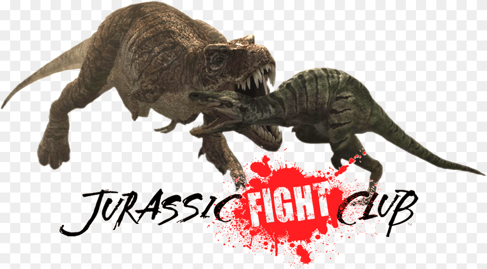 Jurassic Fight Club Poster, Animal, Dinosaur, Reptile, T-rex Free Png Download
