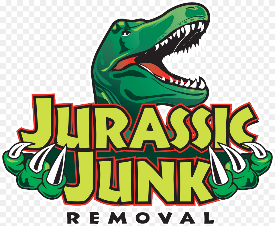 Jurassic Junk Removal Junk Removal, Animal, Fish, Sea Life, Shark Free Transparent Png