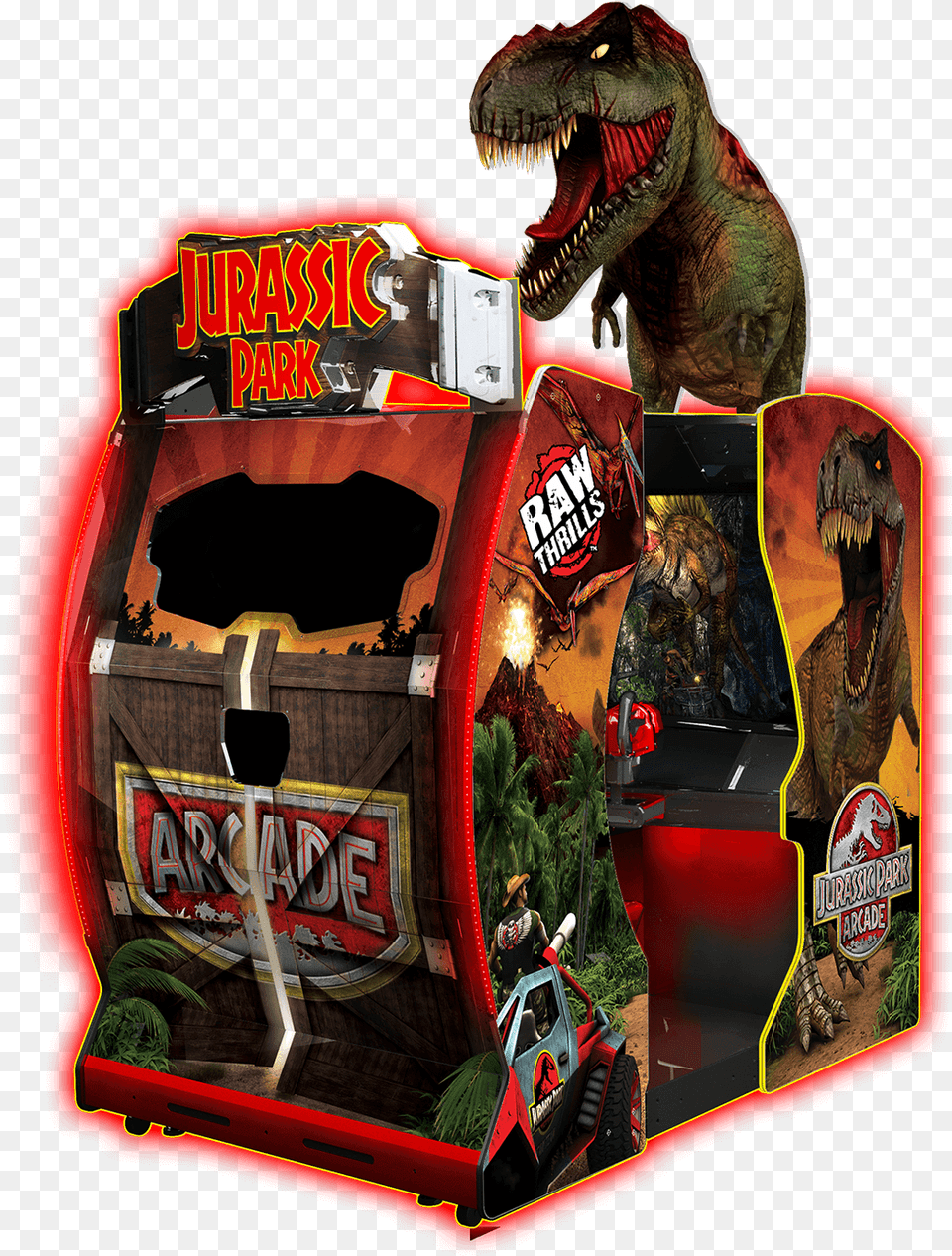 Jurassic Park Arcade Jurassic Park Arcade Game, Animal, Dinosaur, Reptile, Adult Png