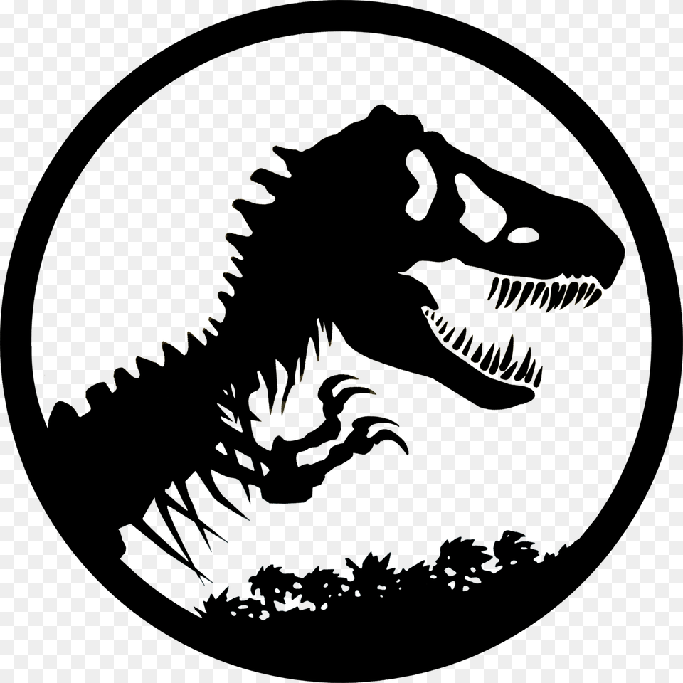 Jurassic Park Dino Logo, Animal, Dinosaur, Reptile, T-rex Free Transparent Png