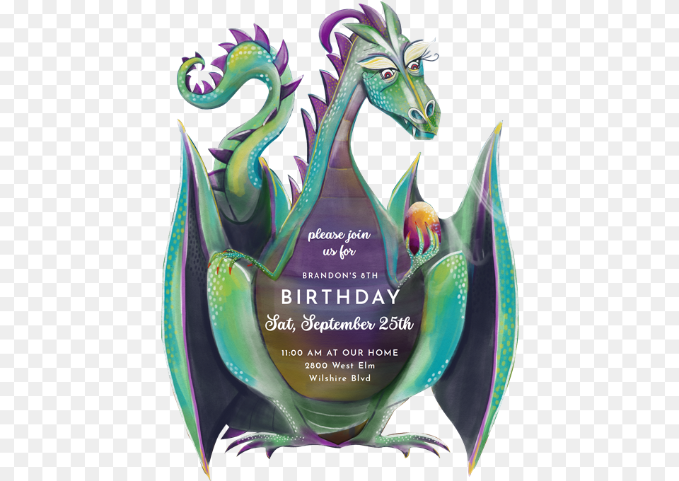 Jurassic Park Invitations Greenvelopecom Dragon, Advertisement Png Image