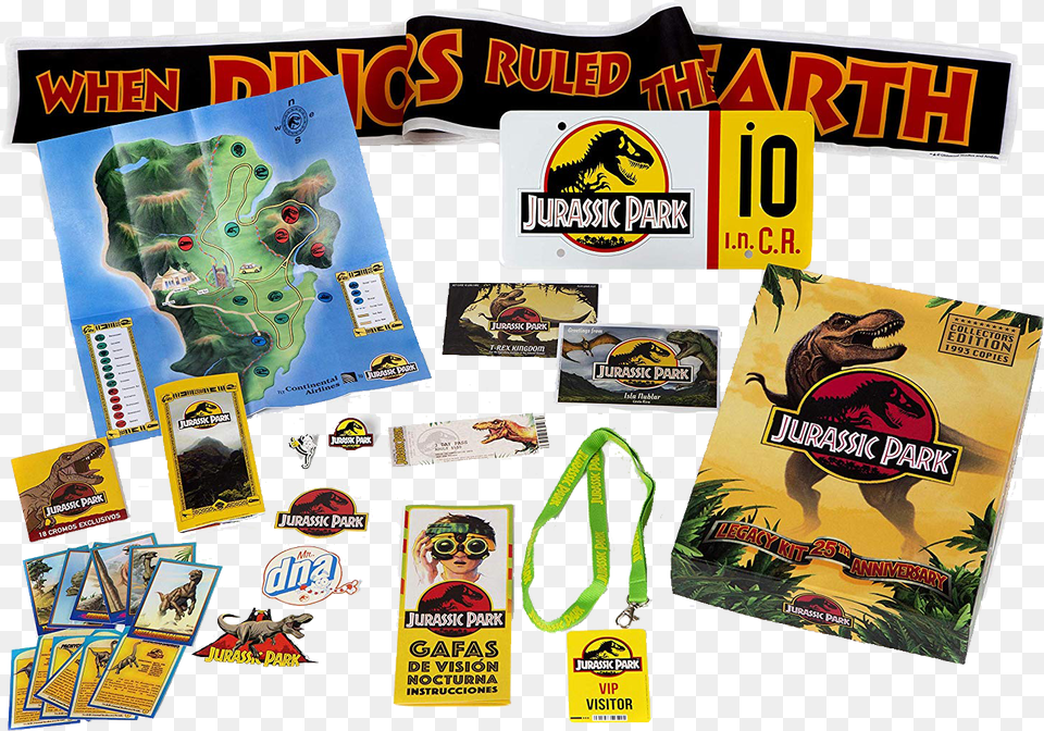 Jurassic Park Legacy Kit, Advertisement, Poster, Publication, Book Png