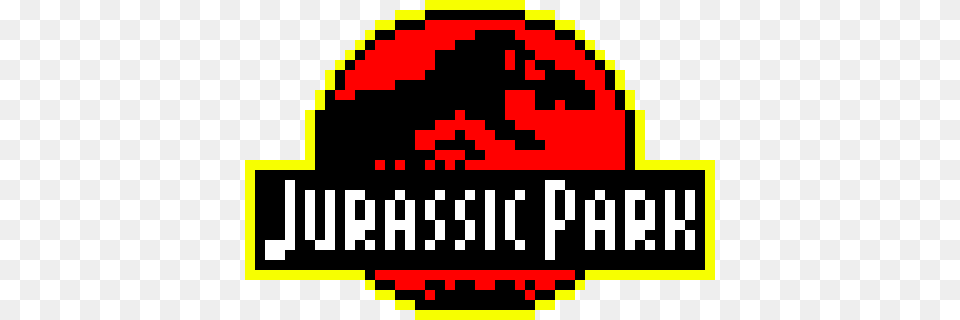 Jurassic Park Pixel Art Maker, Logo, Scoreboard Free Transparent Png