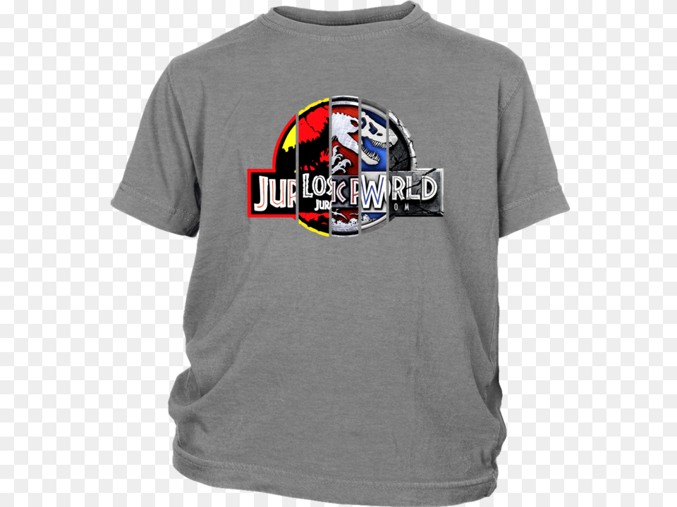 Jurassic Park The Lost World Jurassic World Anniversary, Clothing, Shirt, T-shirt Free Transparent Png