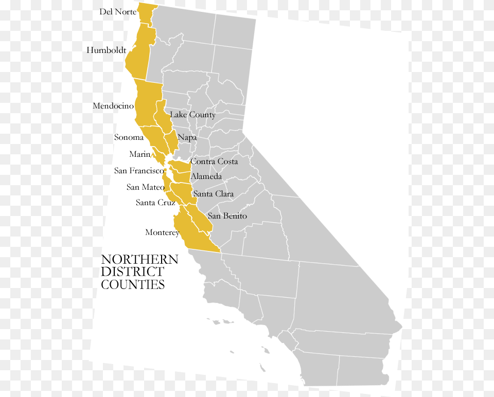 Jurisdiction Map California Map, Chart, Plot, Atlas, Diagram Free Png Download