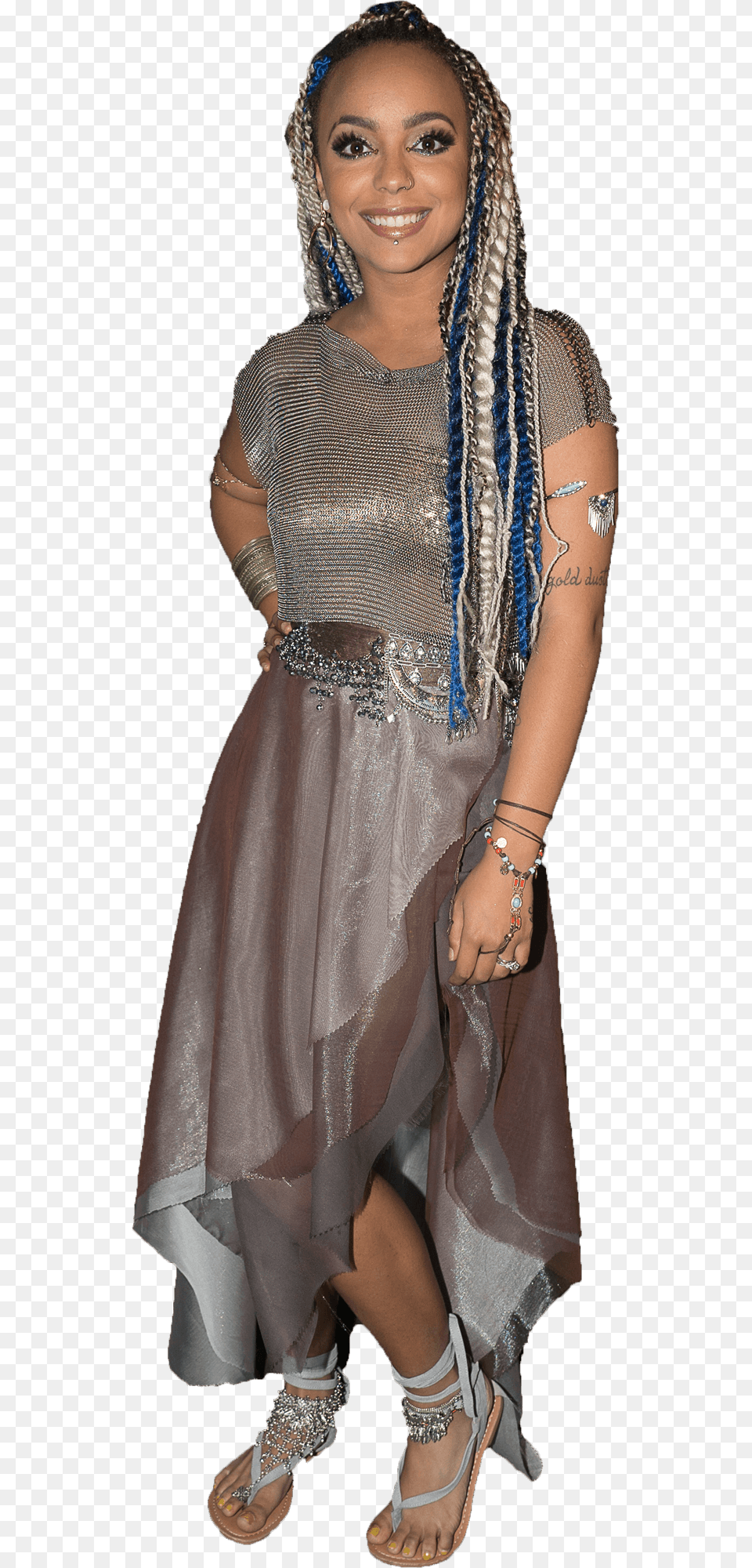 Jurnee Weathers Gown, Clothing, Dress, Shoe, Sandal Png