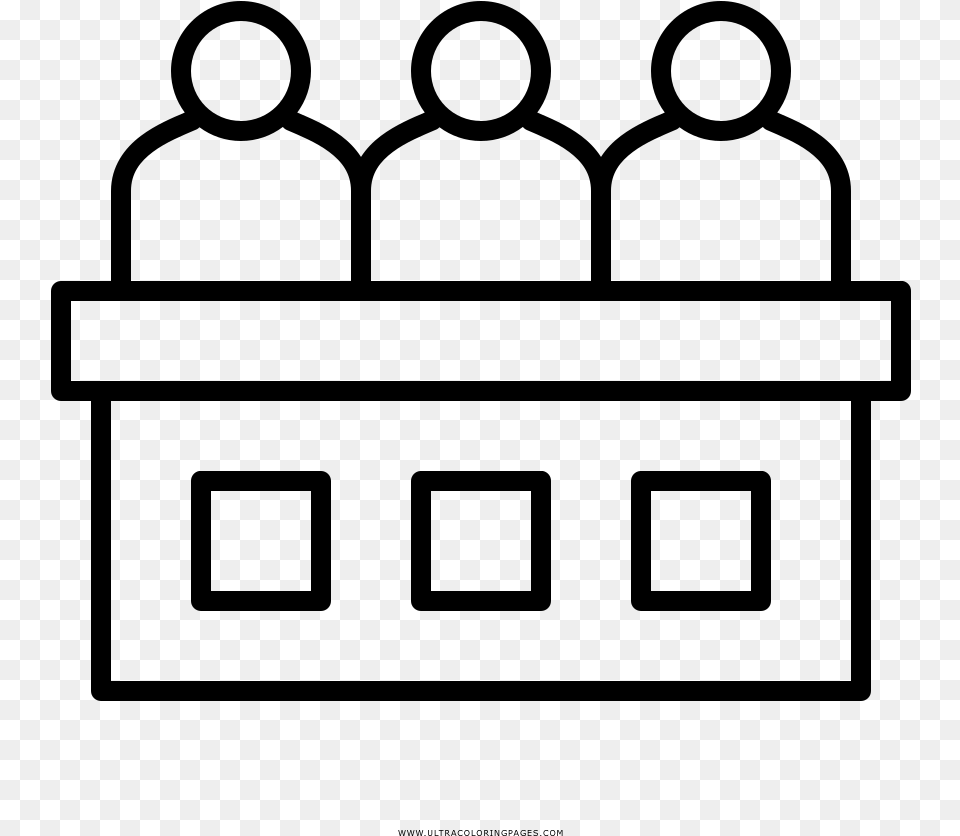 Jury Coloring, Gray Free Png