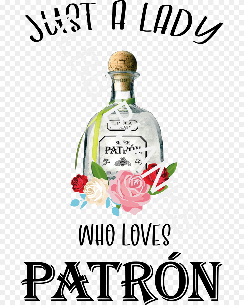 Just A Lady Patron Albb Blanks, Alcohol, Beverage, Liquor, Flower Png