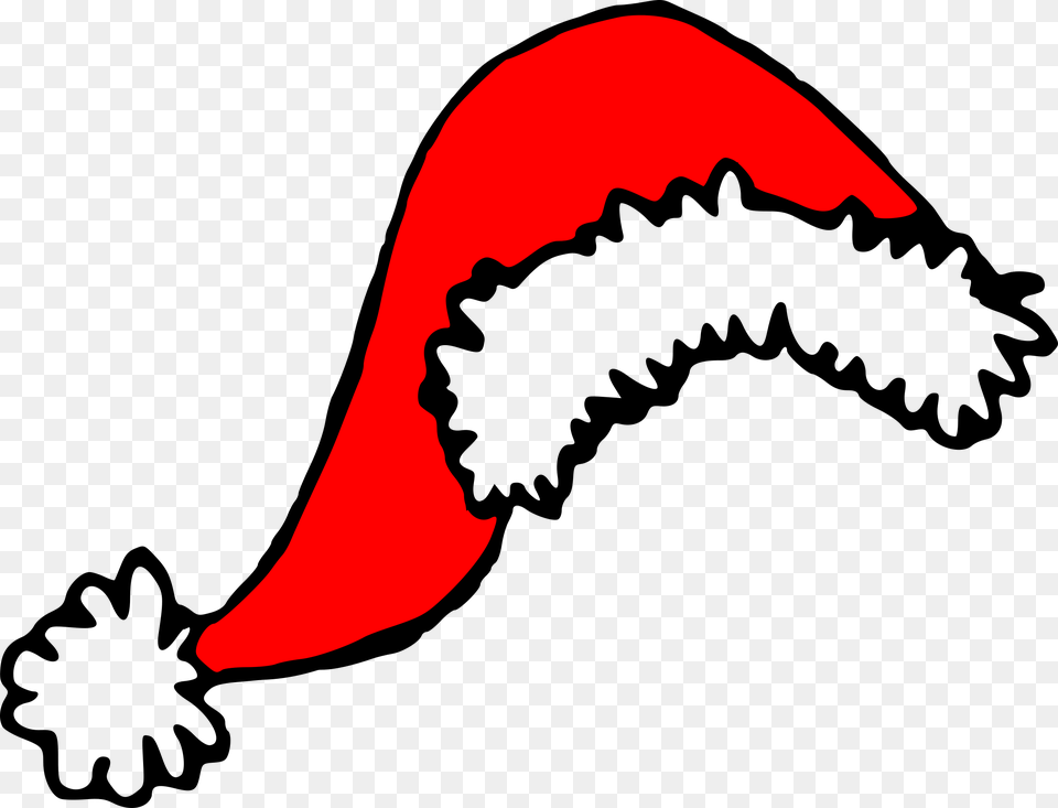 Just A Nice Red Santa Hat For Your Using Pleasure, Person, Body Part, Mouth, Animal Png Image