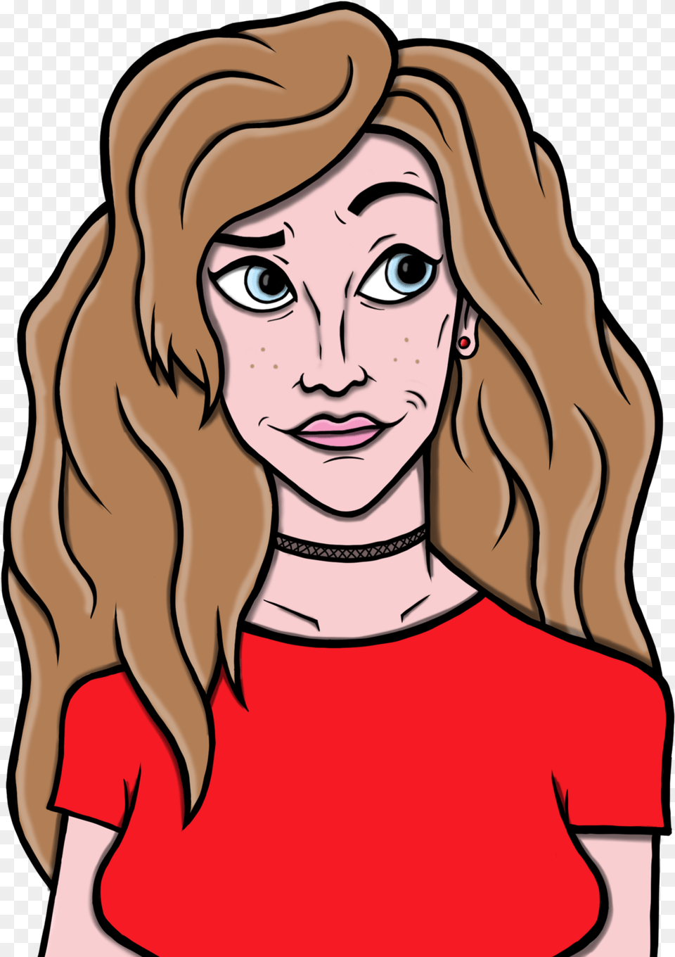 Just A Self Portrait I Did With Heavy Reference Copying Cartoon, Adult, Photography, Person, Head Free Png Download