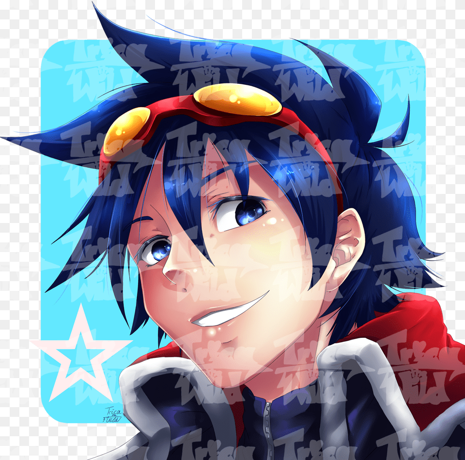 Just A Small Thing Avatar For 39lil Jady Simon From Gurren Lagann, Book, Comics, Publication, Person Png