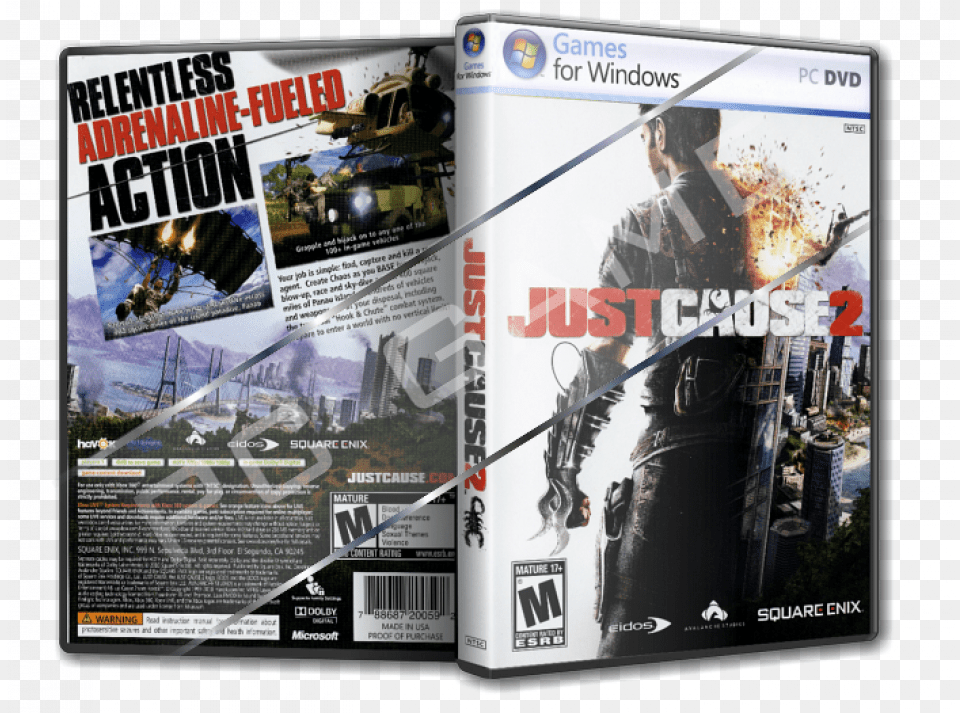 Just Cause 2 Pc Oyun Just Cause 2 Game Cd, Publication, Advertisement, Book, Poster Free Png Download
