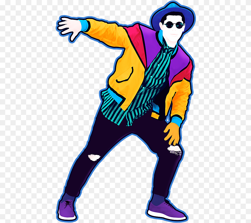Just Dance 2020 Game Don T Care Just Dance, Accessories, Person, Sunglasses, Coat Png Image