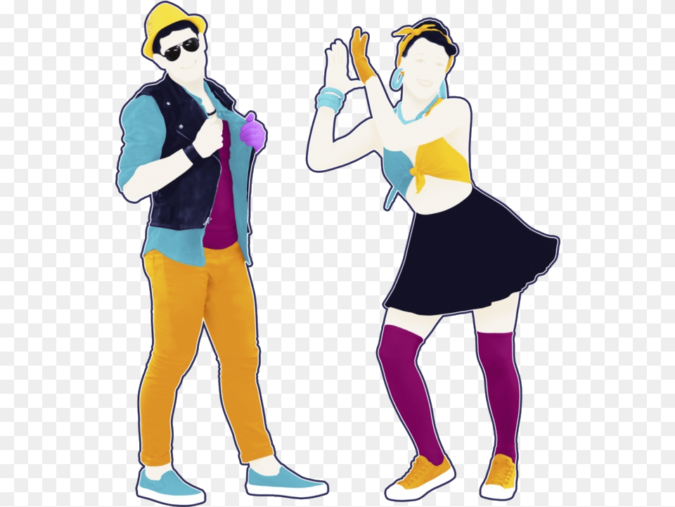 Just Dance Dancers Clipart Just Dance 2017 Dancers, Clothing, Costume, Person, Adult Free Transparent Png