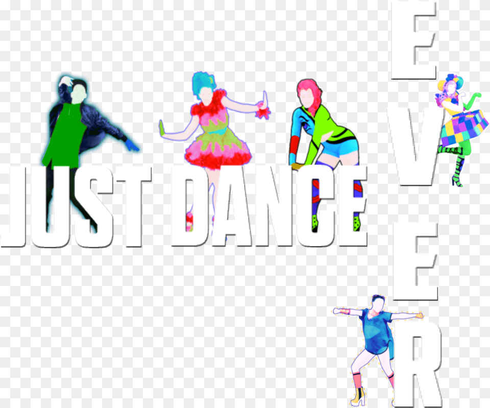 Just Dance Ever Logo Beta, Adult, Person, People, Leisure Activities Free Png Download