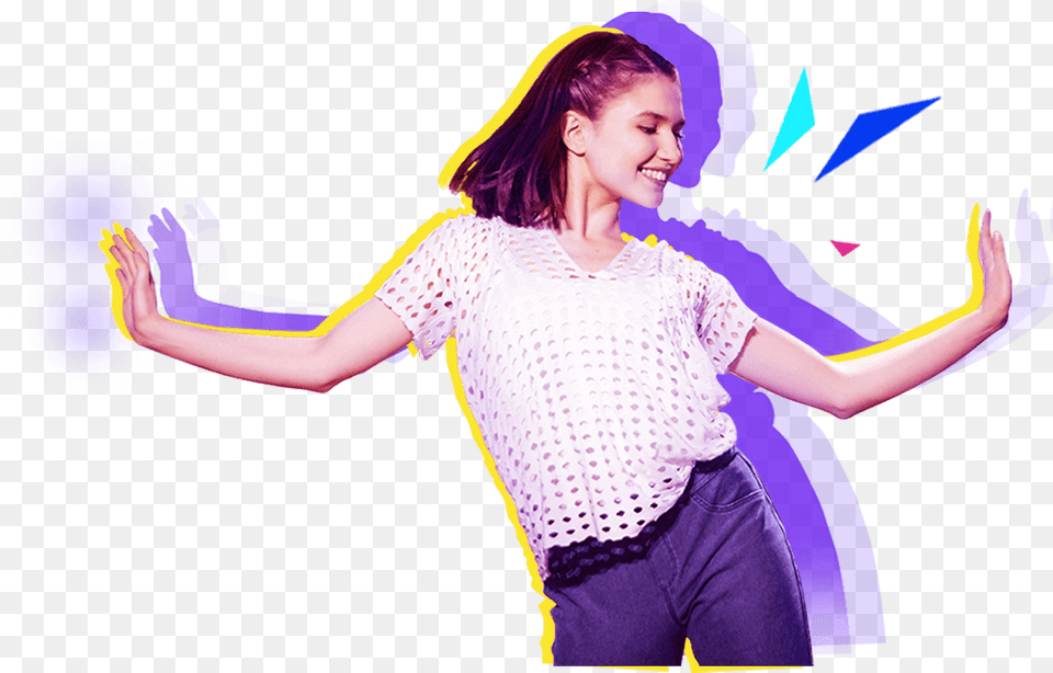 Just Dance Just Dance World Cup 2019 Logo, Adult, Purple, Person, Leisure Activities Free Png Download
