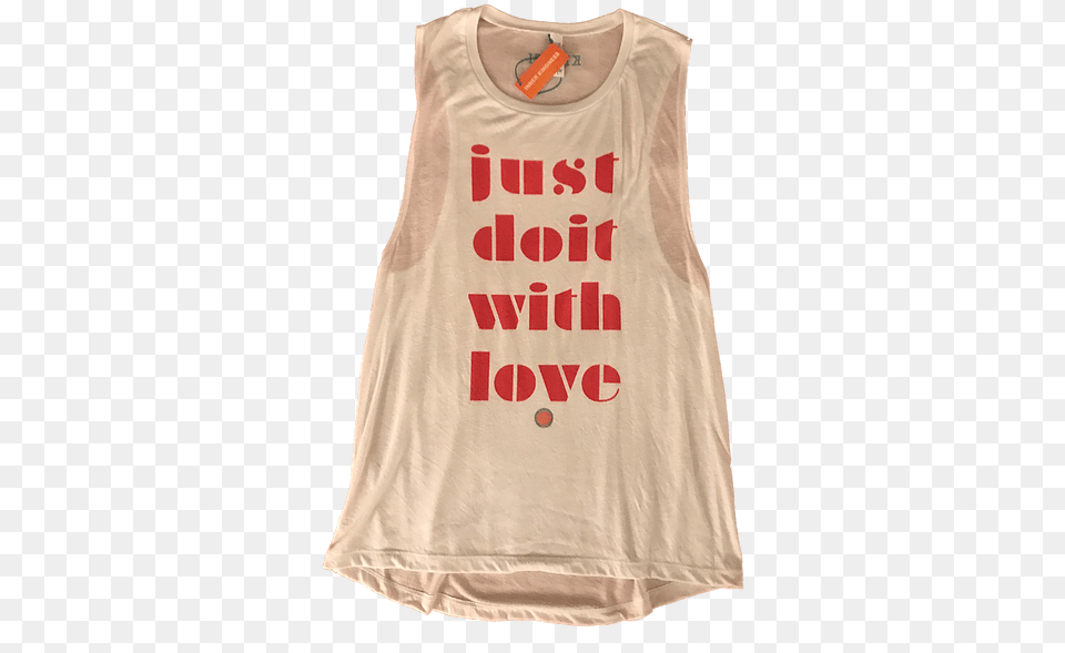 Just Do It Love Varsity Tank Active Tank, Clothing, Tank Top, Blouse Png