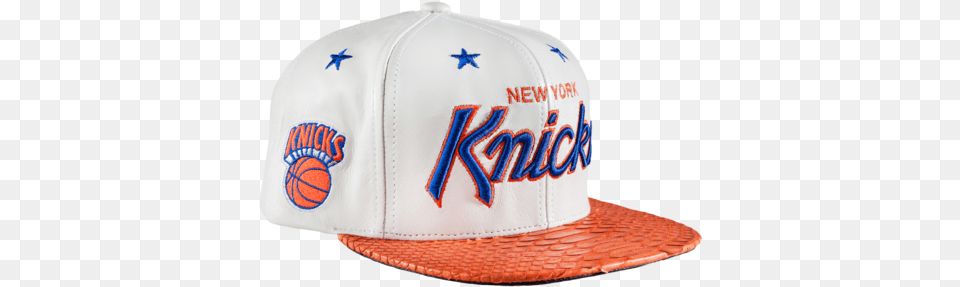 Just Don White New York Knicks Hat, Baseball Cap, Cap, Clothing Png Image