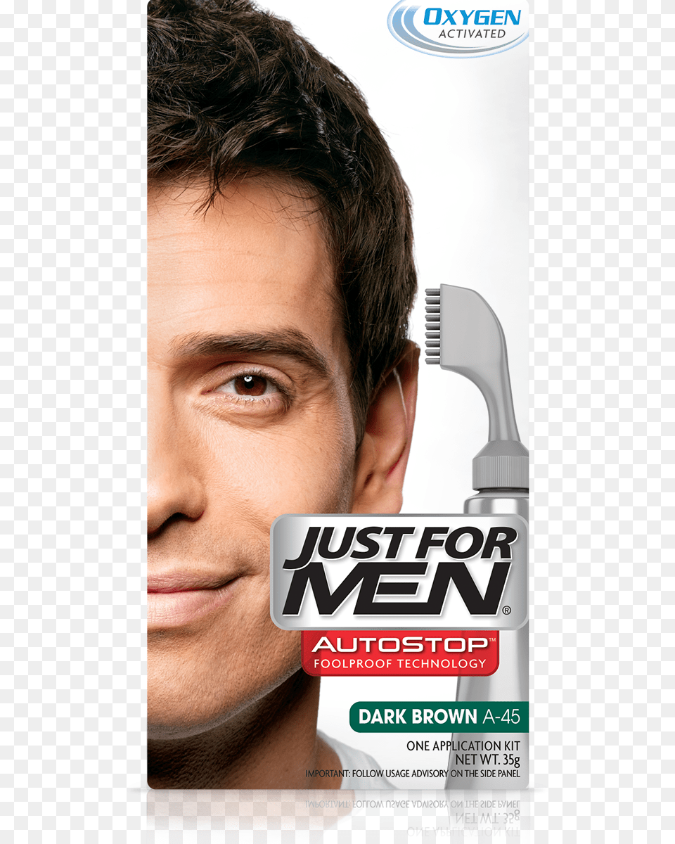Just For Men Auto Stop Brown, Adult, Male, Man, Person Free Transparent Png