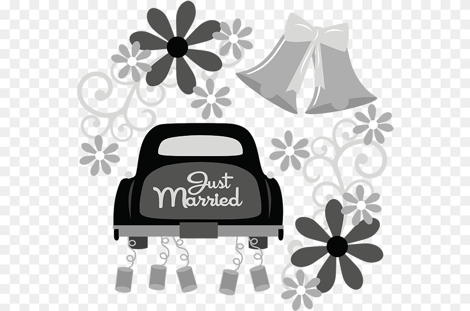 Just Got Married Clipart, Art, Graphics, Advertisement, Person Free Png