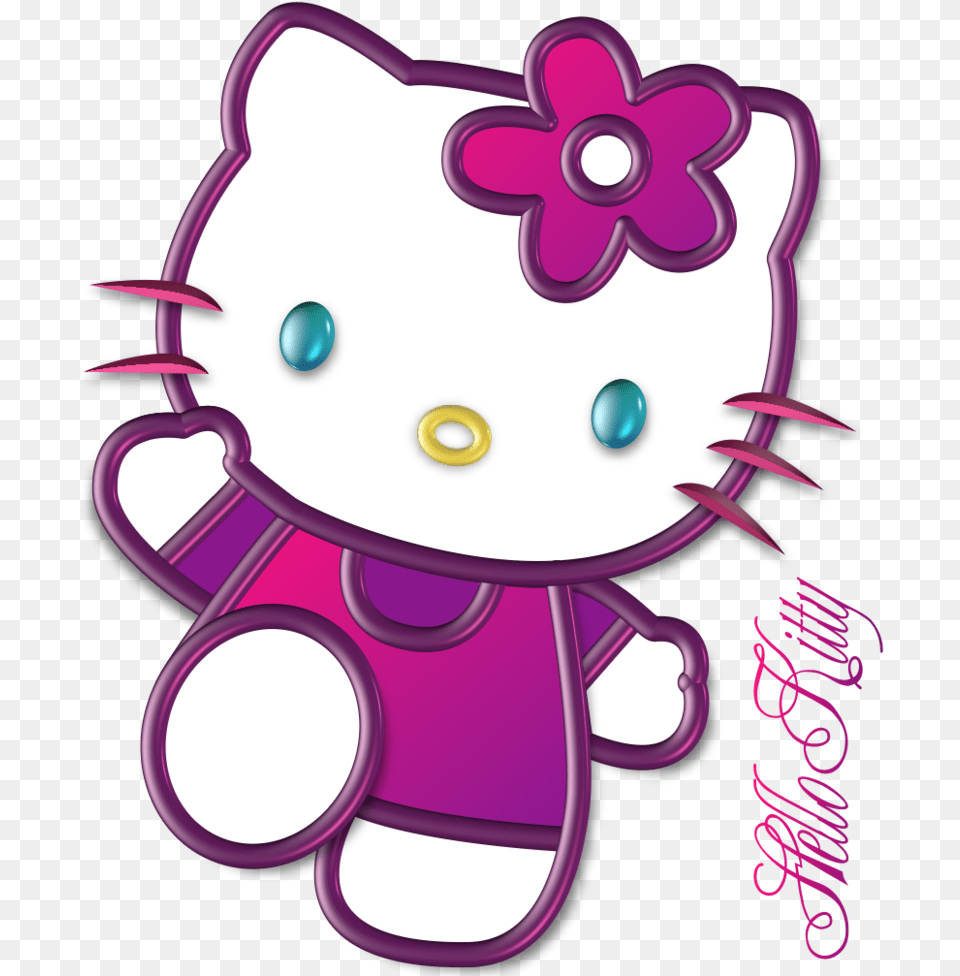 Just Hello Kitty By Riddlesx3 Hello Kitty Vector, Purple, Toy Free Png Download