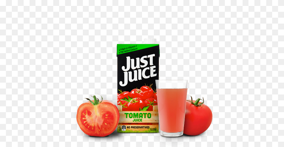 Just Juice Tomato Juice, Beverage, Cup, Food, Plant Free Png Download