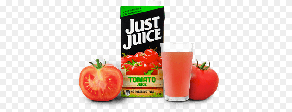 Just Juice Tomato Juice Tomato Juice, Beverage, Food, Plant, Produce Png