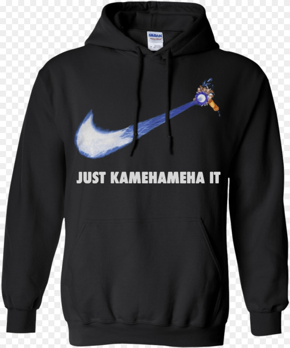 Just Kamehameha It Logo Nike Funny T Shirt You Wish Upon A Star Teachers, Clothing, Hoodie, Knitwear, Sweater Free Png